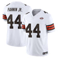 tocy C.Browns #44 Harold Fannin Jr. Player White Vapor F.U.S.E. Limited Home Game Stitched Jerseys