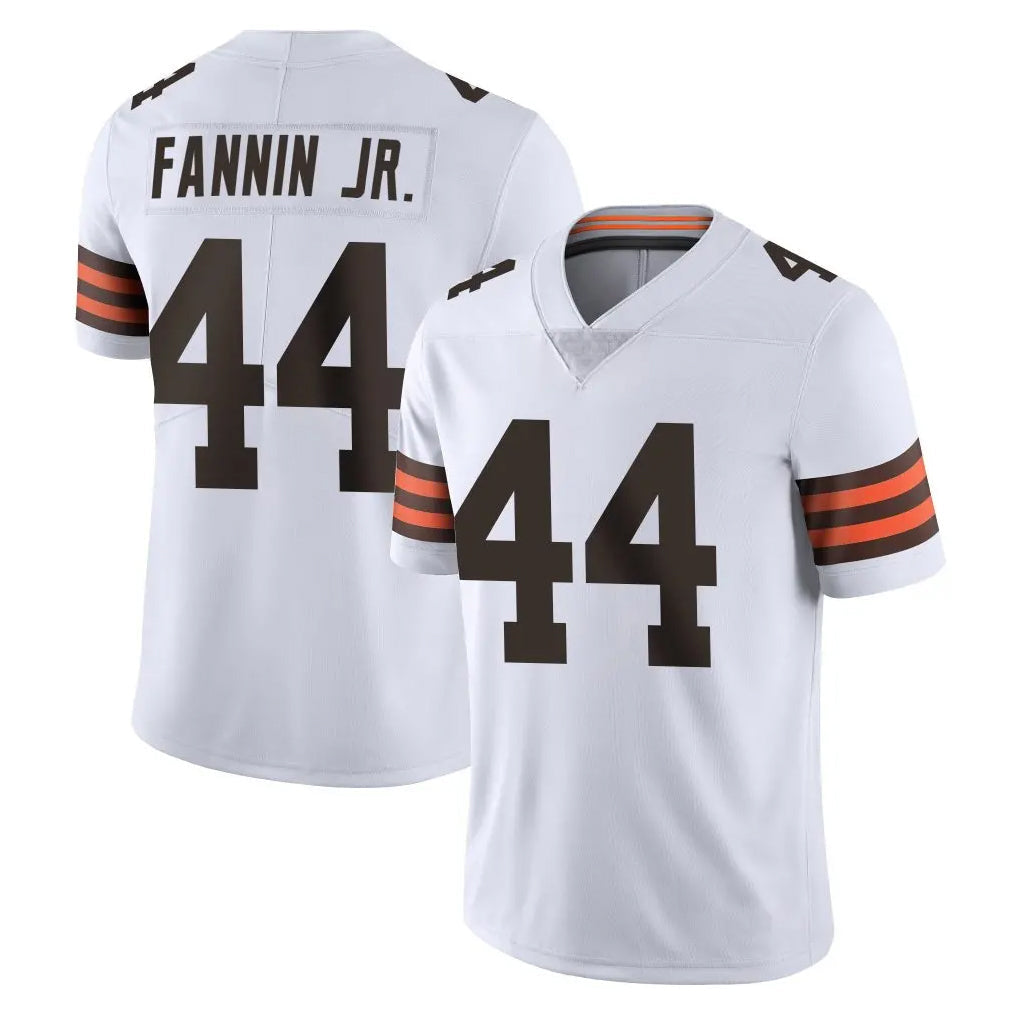 tocy C.Browns #44 Harold Fannin Jr. Player White Vapor Untouchable Limited Home Game Stitched Jerseys