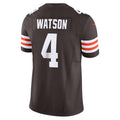 tocy C.Browns #4 Deshaun Watson Brown Vapor F.U.S.E. Limited Stitched Jerseys