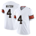 tocy C.Browns #4 Deshaun Watson Player White Vapor F.U.S.E. Limited Home Game Stitched Jerseys
