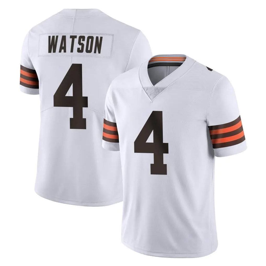 tocy C.Browns #4 Deshaun Watson Player White Vapor Untouchable Limited Home Game Stitched Jerseys
