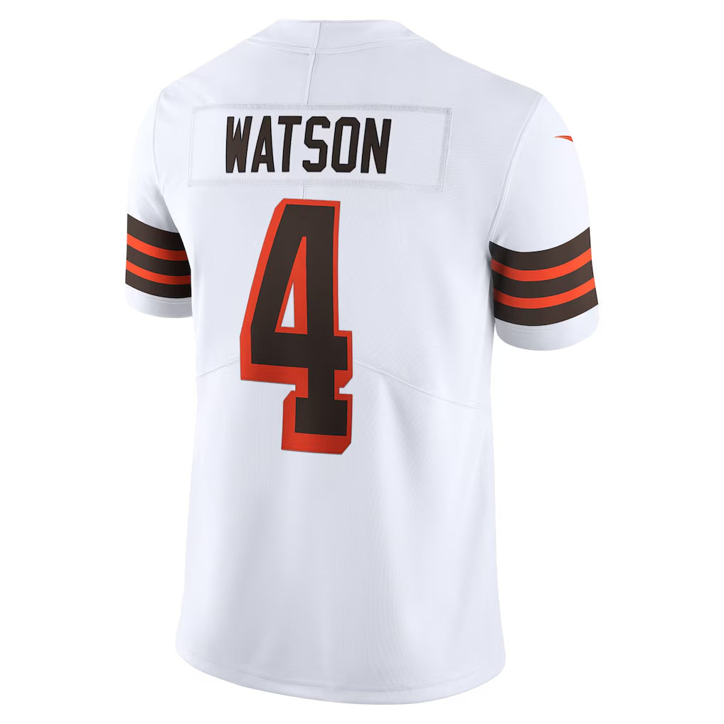 tocy C.Browns #4 Deshaun Watson White 2021 Alternate Vapor Limited Stitched Jerseys