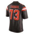 tocy C.Browns #73 Joe Thomas Player Brown Vapor Limited Home Game Stitched Jerseys