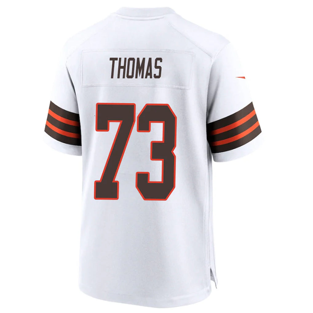 tocy C.Browns #73 Joe Thomas Player White Alternate Home Game Stitched Jerseys