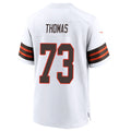 tocy C.Browns #73 Joe Thomas Player White Alternate Home Game Stitched Jerseys