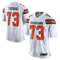 tocy C.Browns #73 Joe Thomas Player White Limited Home Game Stitched Jerseys
