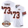 tocy C.Browns #73 Joe Thomas Player White Limited Vapor F.U.S.E. Alternate Game Stitched Jerseys