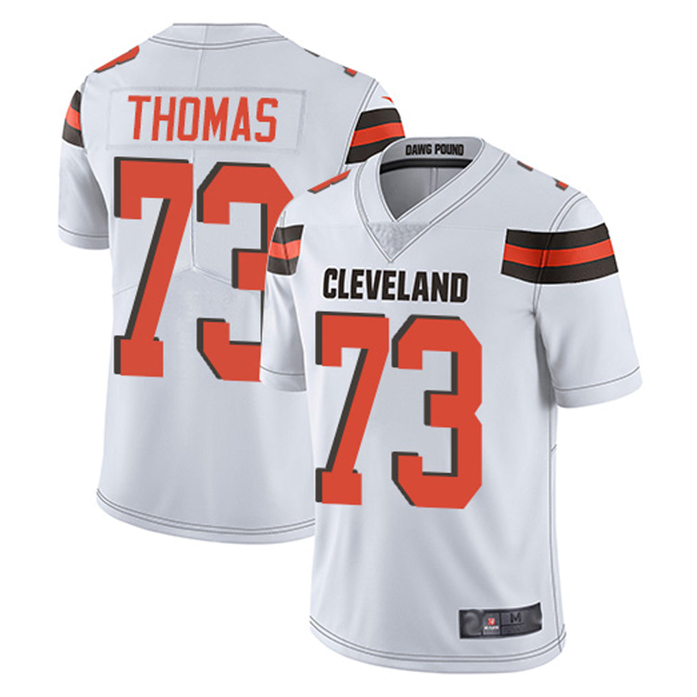 tocy C.Browns #73 Joe Thomas Player White Vapor Limited Home Game Stitched Jerseys