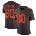tocy C.Browns #80 Jamari Thrash Player Brown Limited Vapor F.U.S.E. Alternate Game Stitched Jerseys