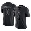 tocy C.Browns #8 Dillon Gabriel Player Black Reflective Home Game Stitched Jerseys