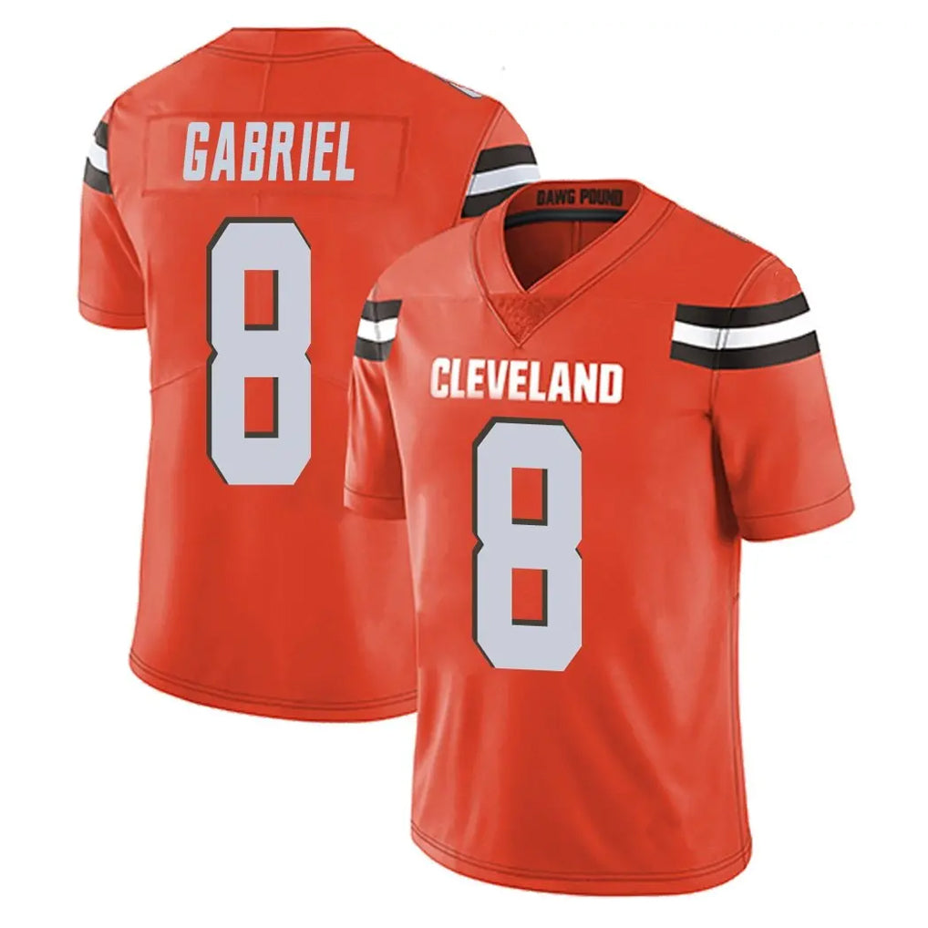 tocy C.Browns #8 Dillon Gabriel Player Orange Alternate Vapor Untouchable Limited Home Game Stitched Jerseys
