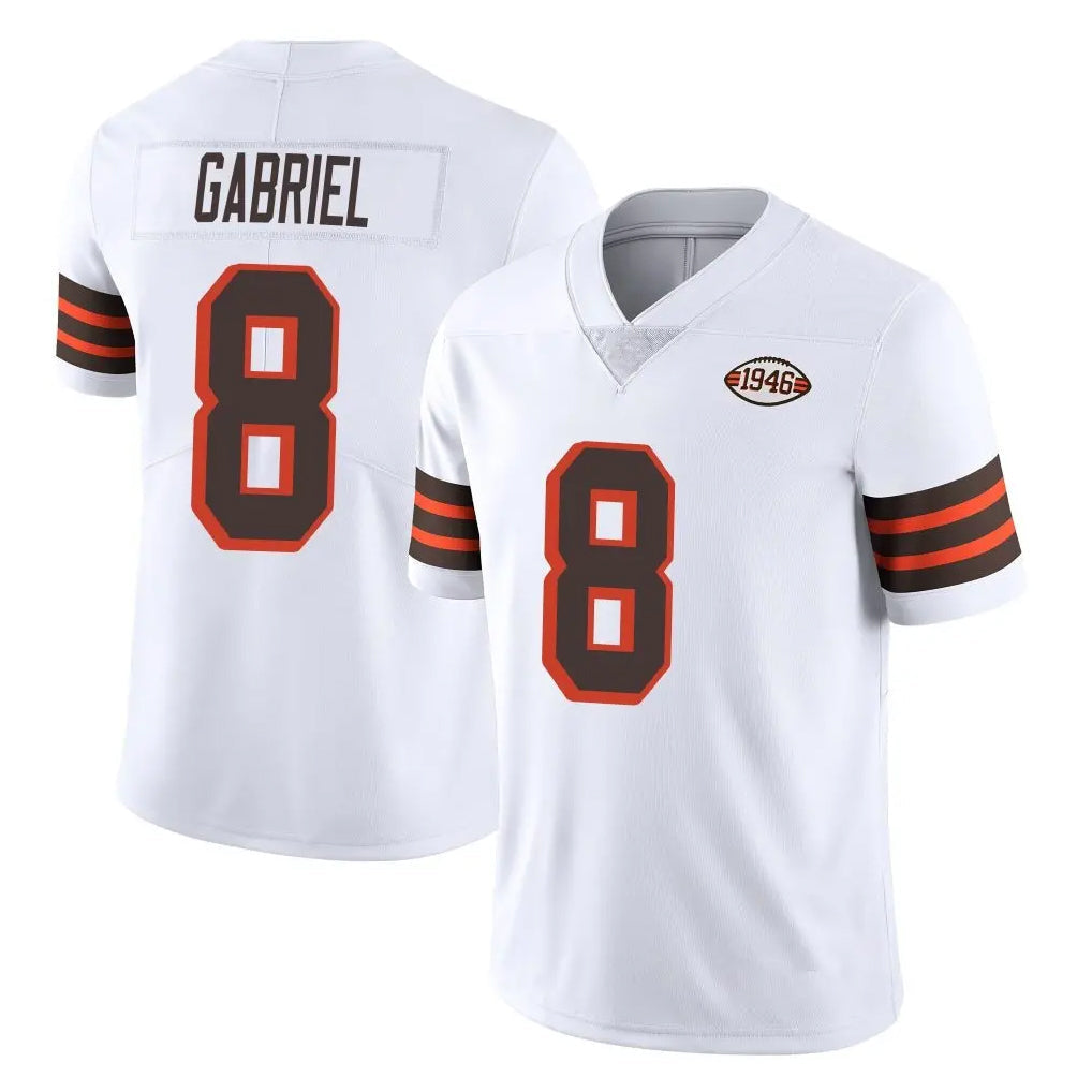 tocy C.Browns #8 Dillon Gabriel Player White Limited  Vapor 1946 Collection Alternate Game Stitched Jerseys