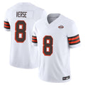 tocy C.Browns #8 Jared Verse Player White Limited Vapor F.U.S.E. Alternate Game Stitched Jerseys