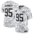 tocyC.Browns #95 Myles Garrett Player Arctic Camo Salute to Service Limited Stitched Jerseys