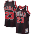 tocy C.Bulls #23 Michael Jordan Mitchell & Ness Black 1996-97 Hardwood Classics Authentic Jerseys