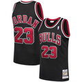 tocy C.Bulls #23 Michael Jordan Mitchell & Ness Black 1997-98 Hardwood Classics Authentic Jerseys