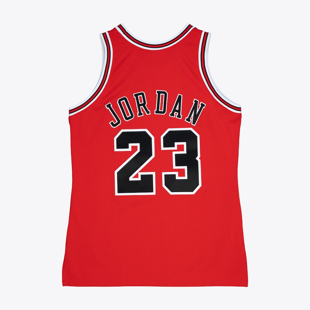 tocy C.Bulls #23 Michael Jordan Mitchell & Ness Red 1997-98 Authentic Jerseys