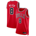 tocy C.Bulls #8 Caleb Wilson Red 2026 Draft Swingman Jerseys - Icon Edition