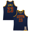 tocy C.Cavaliers #23 LeBron James Mitchell & Ness Navy Big & Tall 201516 Swingman Jerseys