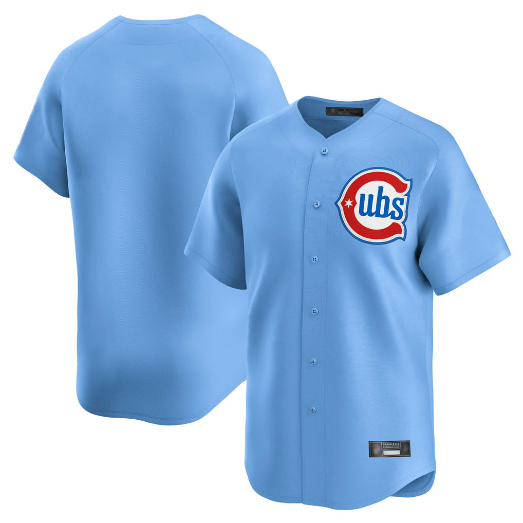 tocy C.Cubs Light Blue Limited Home Blank Player Stitched Jerseys