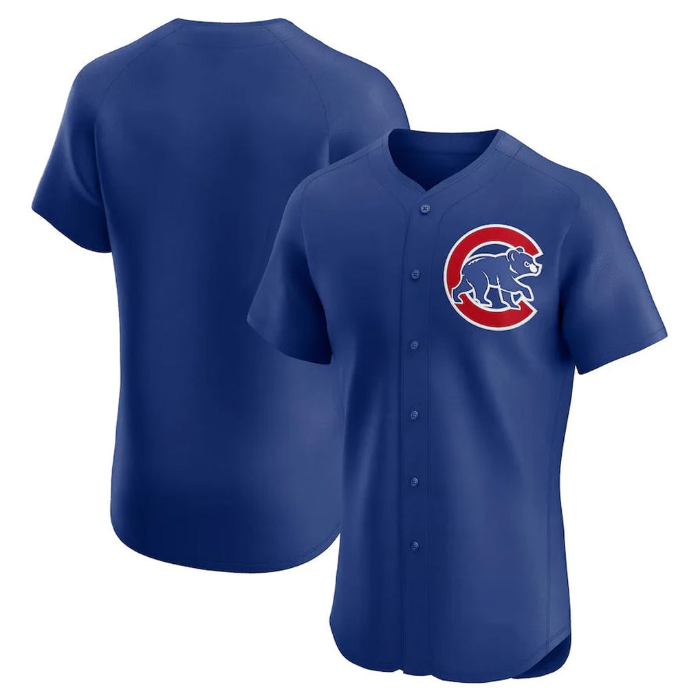 tocy C.Cubs Royal Limited Elite Home Game Blank Player Stitched Jerseys
