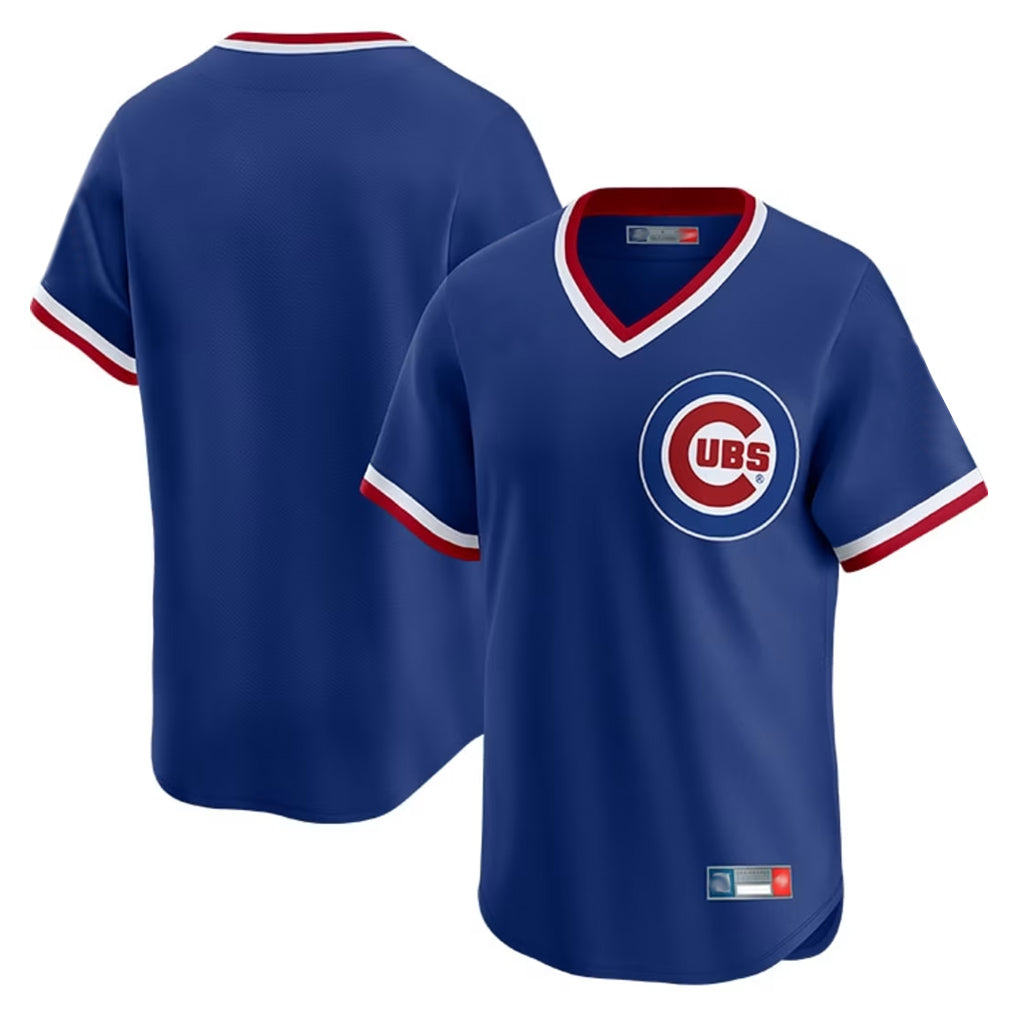 tocy C.Cubs Royal T-shirt Cooperstown Collection Limited Blank Player Stitched Jerseys