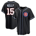 tocy C.Cubs #15 Carson Kelly Player Black Fashion Out Game Stitched Jerseys