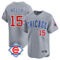 tocy C.Cubs #15 Carson Kelly Player Gray Road 150th Anniversary Limited Home Stitched Jerseys