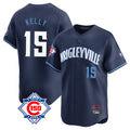 tocy C.Cubs #15 Carson Kelly Player Navy City Connect 150th Anniversary Limited Home Stitched Jerseys