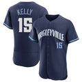 tocy C.Cubs #15 Carson Kelly Player Navy City Connect Limited Elite Home Stitched Jerseys