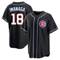 tocy C.Cubs #18 Shota Imanaga Player Black Fashion Out Game Stitched Jerseys