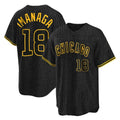 tocy C.Cubs #18 Shota Imanaga Player Black Snake Skin City Game Stitched Jerseys