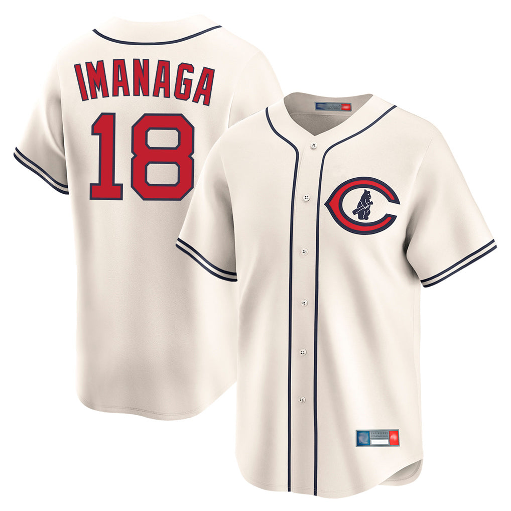 tocy C.Cubs #18 Shota Imanaga Player Cream Field of Dreams Limited Home Game Stitched Jerseys