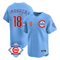 tocy C.Cubs #18 Shota Imanaga Player Light Blue 150th Anniversary Limited Home Stitched Jerseys