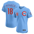 tocy C.Cubs #18 Shota Imanaga Player Light Blue Limited Elite Home Stitched Jerseys