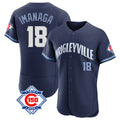 tocy C.Cubs #18 Shota Imanaga Player Navy City Connect 150th Anniversary Limited Elite Home Stitched Jerseys