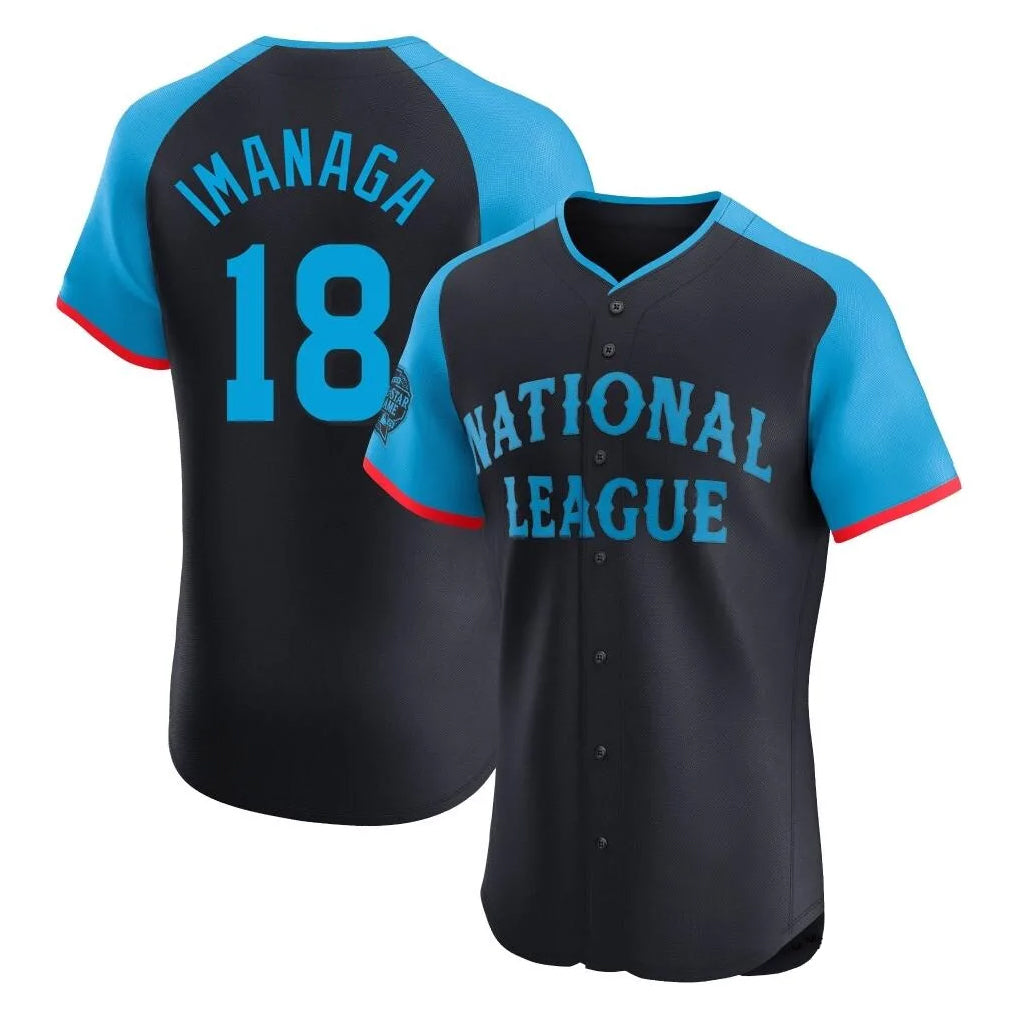 tocy C.Cubs #18 Shota Imanaga Player Navy National League All-Star Limited Elite Game Home Stitched Jerseys