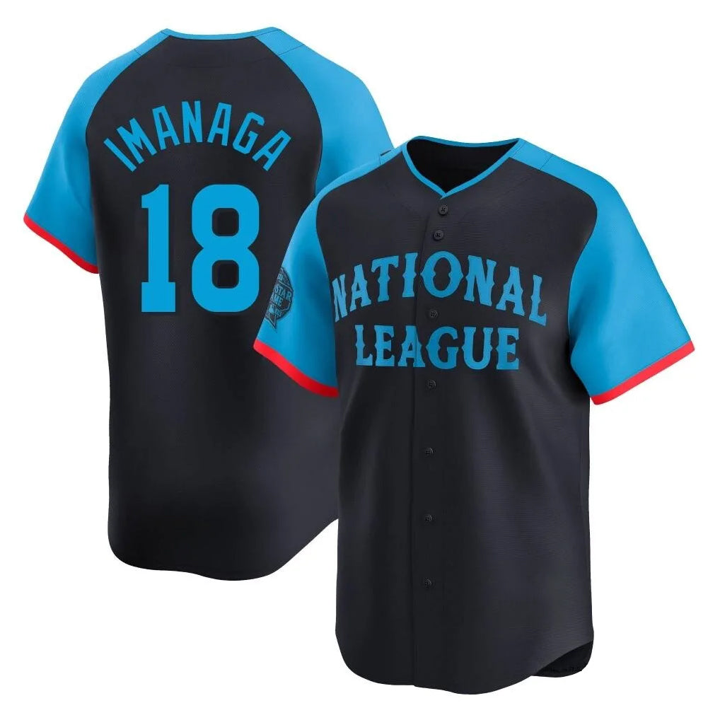 tocy C.Cubs #18 Shota Imanaga Player Navy National League All-Star Limited Home Stitched Jerseys