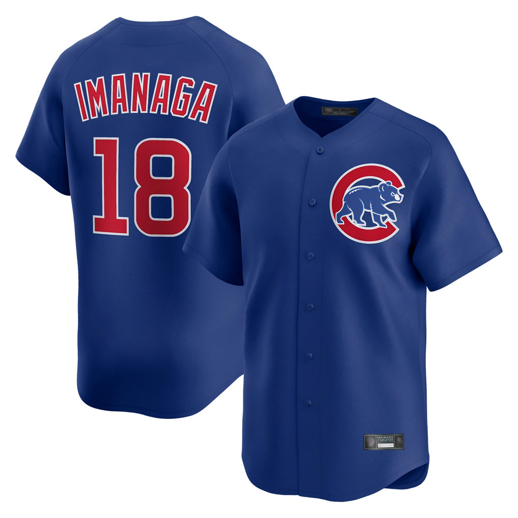 tocy C.Cubs #18 Shota Imanaga Player Royal Limited Home Stitched Jerseys