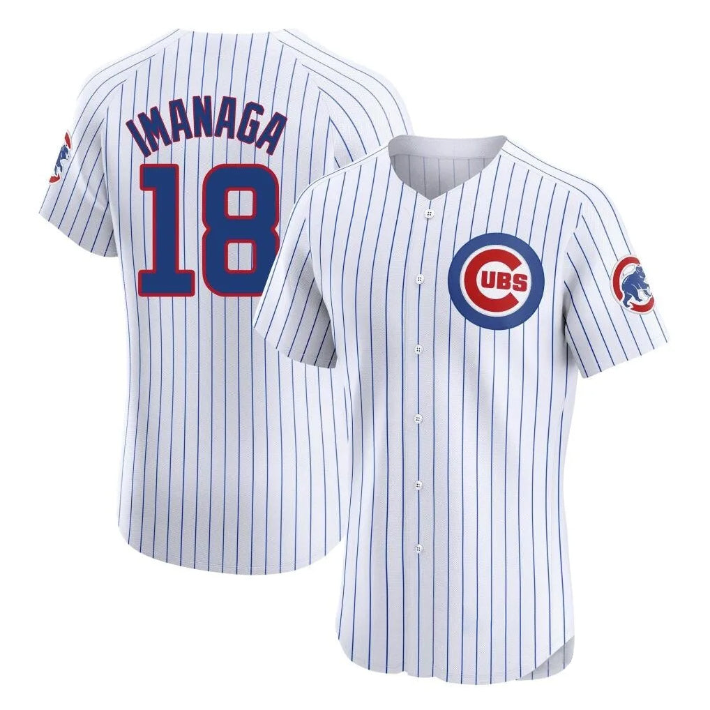tocy C.Cubs #18 Shota Imanaga Player White Limited Elite Home Game Stitched Jerseys