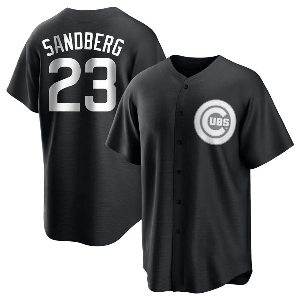 tocy C.Cubs #23 Ryne Sandberg Player Black Game Stitched Jerseys