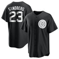 tocy C.Cubs #23 Ryne Sandberg Player Black Game Stitched Jerseys