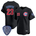 tocy C.Cubs #23 Ryne Sandberg Player Black Vapor Premier Limited Home Stitched Jerseys