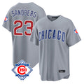 tocy C.Cubs #23 Ryne Sandberg Player Gray 150th Anniversary Home Game Stitched Jerseys
