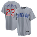 tocy C.Cubs #23 Ryne Sandberg Player Gray Home Game Stitched Jerseys