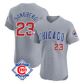 tocy C.Cubs #23 Ryne Sandberg Player Gray Road 150th Anniversary Limited Elite Home Stitched Jerseys