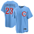 tocy C.Cubs #23 Ryne Sandberg Player Light Blue Home Game Stitched Jerseys