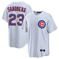 tocy C.Cubs #23 Ryne Sandberg Player White Game Home Stitched Jerseys