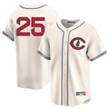 tocy C.Cubs #25 Mois¡§|s Ballesteros Player Cream Field of Dreams Limited Home Game Stitched Jerseys