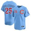 tocy C.Cubs #25 Mois¡§|s Ballesteros Player Light Blue Limited Home Stitched Jerseys